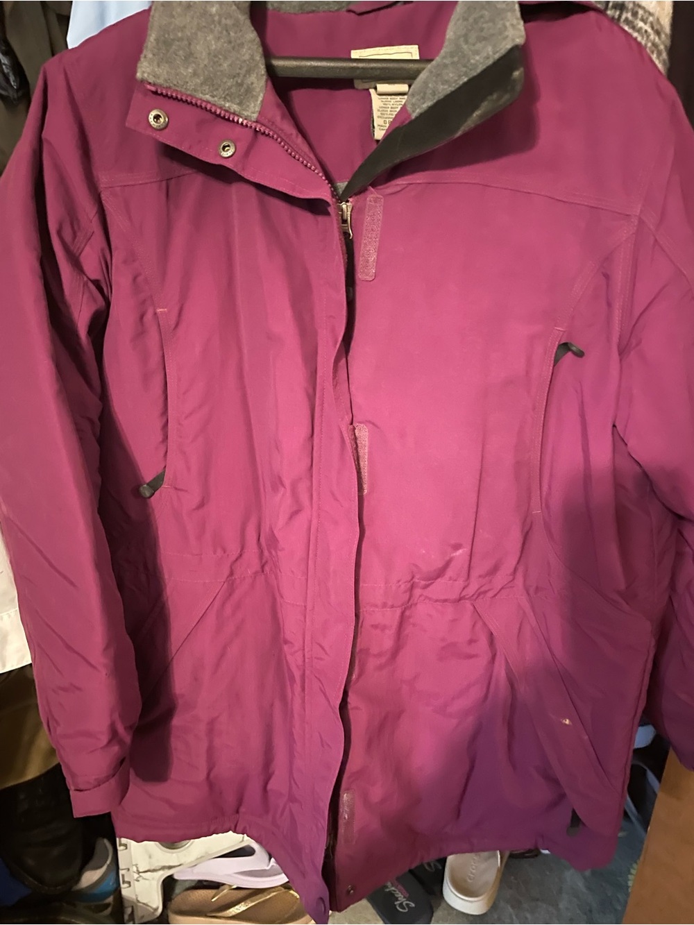 L.L. Bean Women's Ski Jacket in Plum Purple - XL